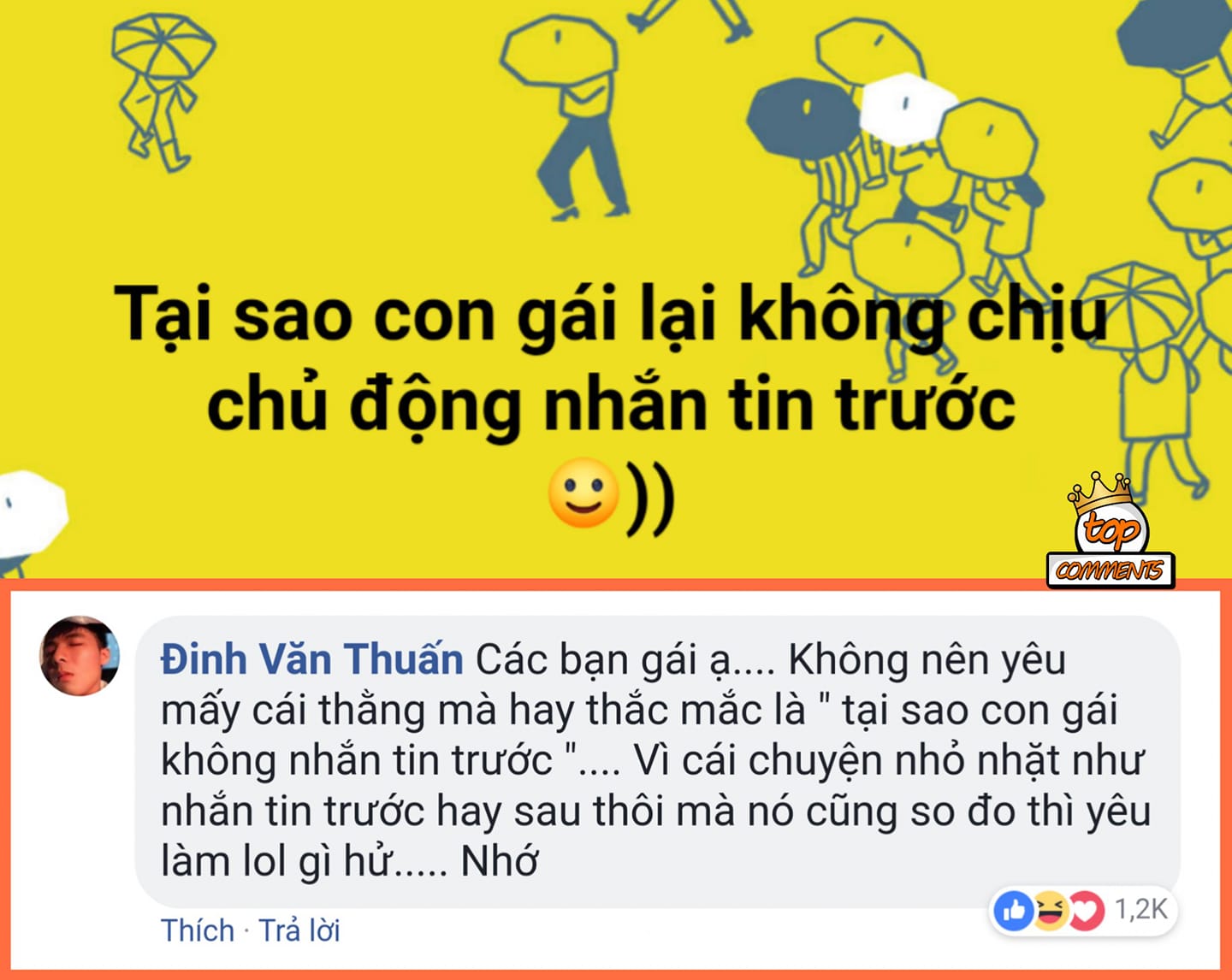 Tại sao con gái không nhắn tin trước